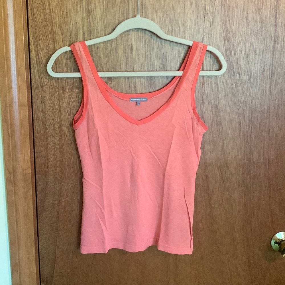James Pers orange tank top, size S/M